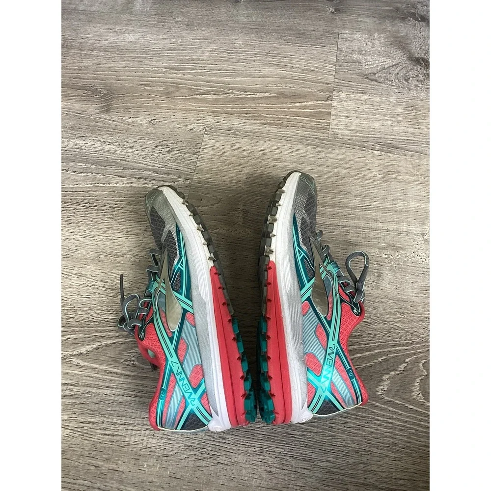 Brooks Ravenna 7 Running Sneakers Womens Size 7.5 B Grey Pink Teal 1202081B127